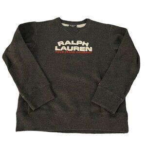 Vtg Ralph Lauren Polo Jeans Co. Color Charcoal Sweatshirt, Size S